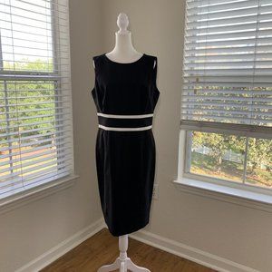 Black Label by Evan-Picone Sheath Dress Women's Size 10 Career